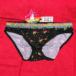 Andrew Christian Pride Palms Brief Size LARGE 🆕🩲🌟